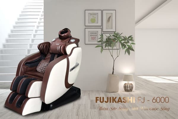 Hãng ghế massage Fujikashi chính hãng, sử dụng công nghệ Nhật Bản hiện đại.