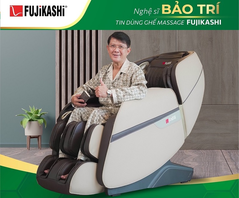 Ghế massage Fujikashi FJ-1900 thiết kế tinh tế, tính năng hiện đại.