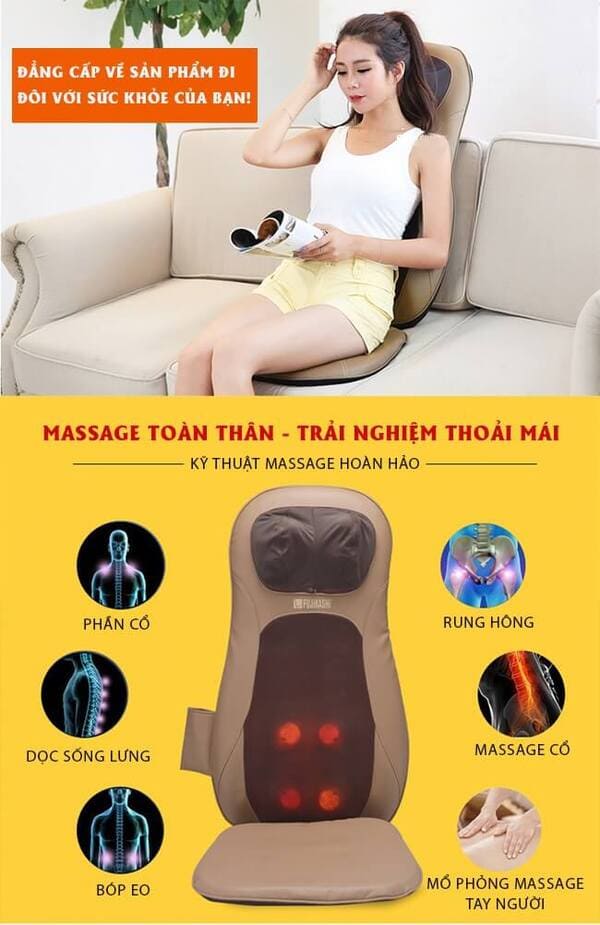 Với giá khoảng 10 triệu đồng, bạn có thể mua được ghế massage hoặc đệm ghế massage để sử dụng cho gia đình.