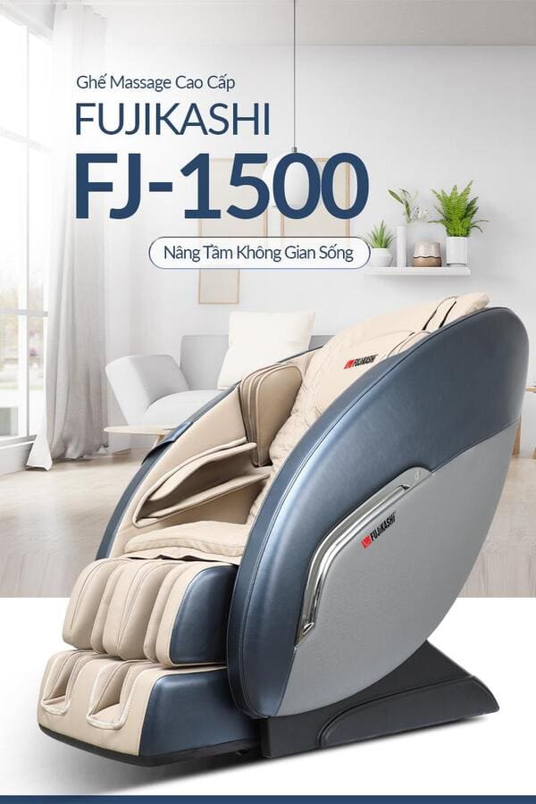 Ghế massage Fujikashi Fj-1500 giá chỉ 29 triệu đồng.