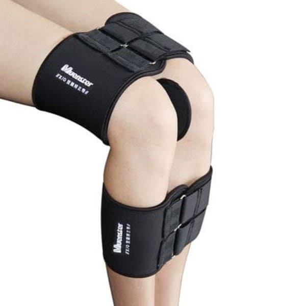 Bài tập giúp chữa chân vòng kiềng với đai định hình chân.