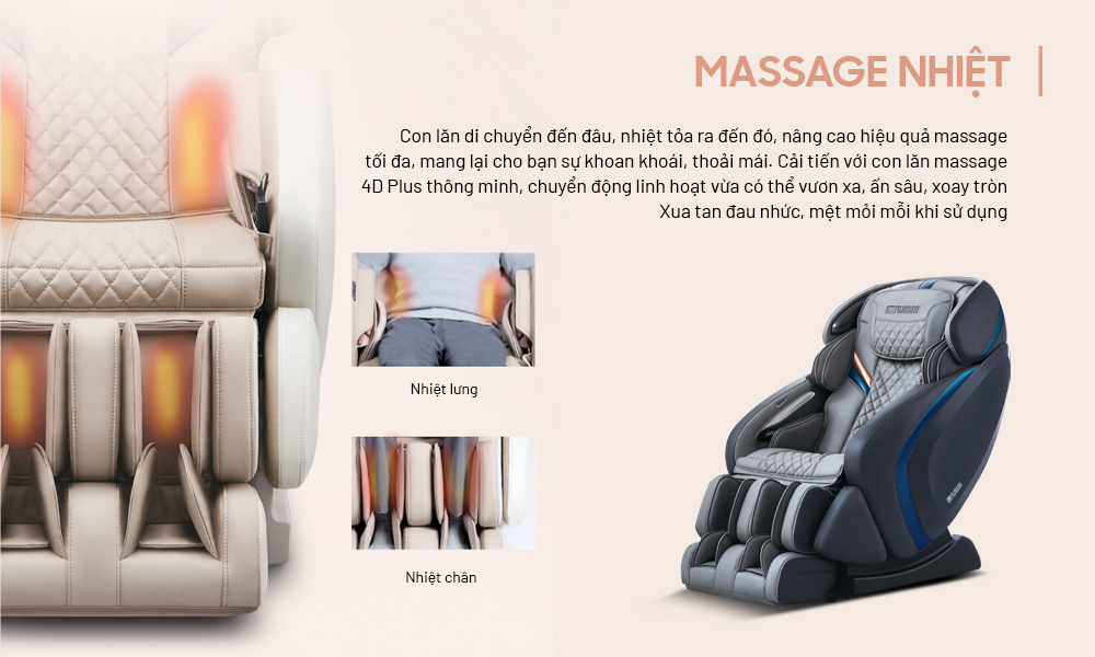 Chương trình massage nhiệt hồng ngoại