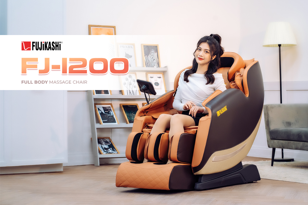 Hình ảnh và tính năng của ghế massage toàn thân Fujikashi FJ-1200