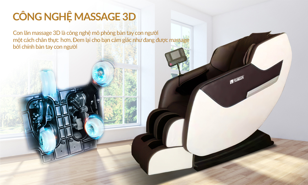 Công nghệ massage 3D tiên tiến hiện đại