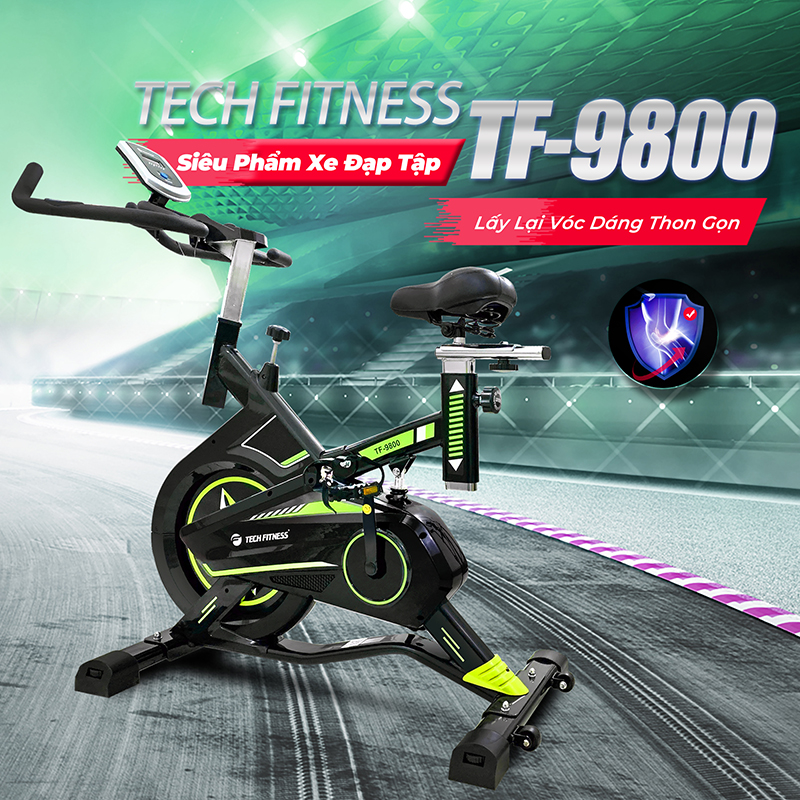 Chiêm ngưỡng xe đạp tập Tech Fitness TF-9800 