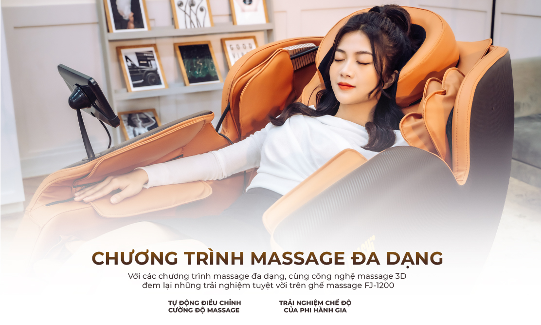Trải nghiệm đa dạng các bài massage 