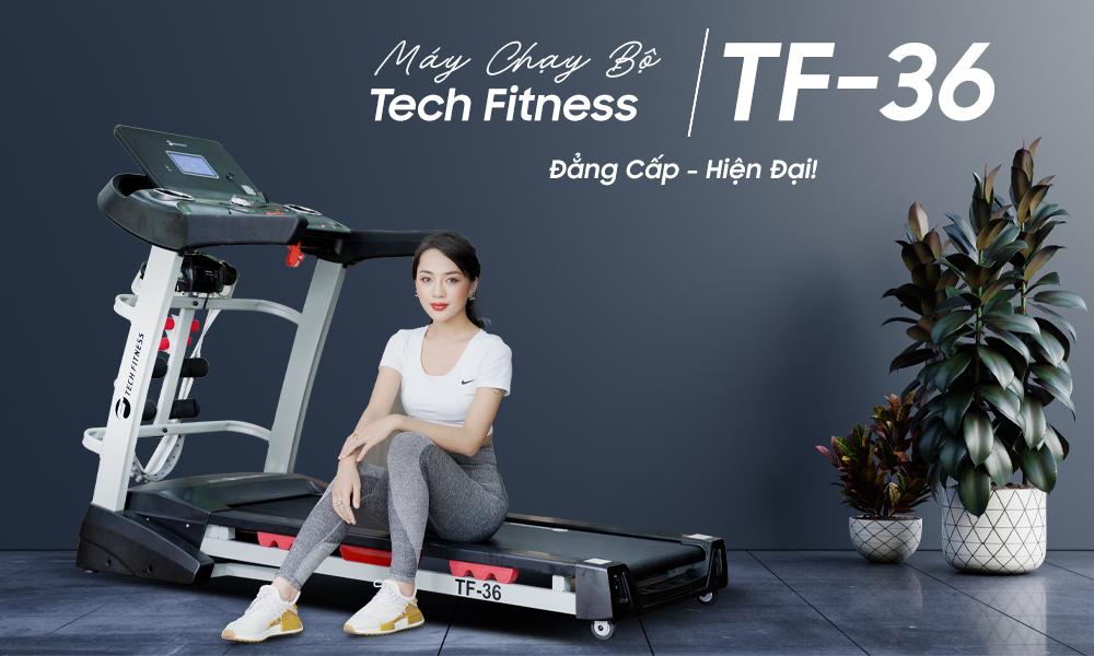 Máy chạy bộ Tech Fitness TF-36 - đẳng cấp và hiện đại nhất