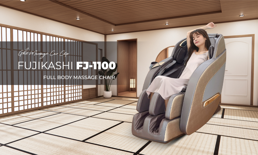 Ghế massage Fujikashi FJ-1100 ghế massage cho mọi nhà