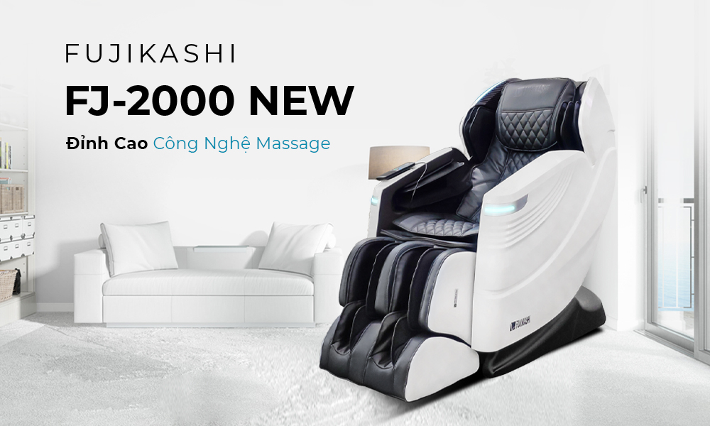 Ghế massage Fujikashi FJ-2000 New - Đỉnh cao công nghệ