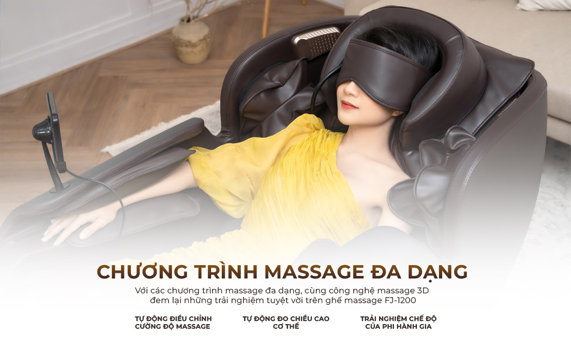 Chương trình massage đa dạng 