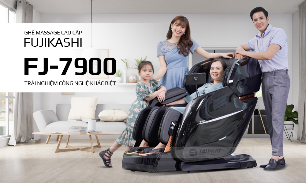 Ghế massage Fujikashi FJ-7900 dành riêng cho gia đình bạn