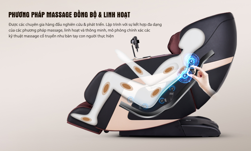 Phương pháp massage đồng bộ và linh hoạt 