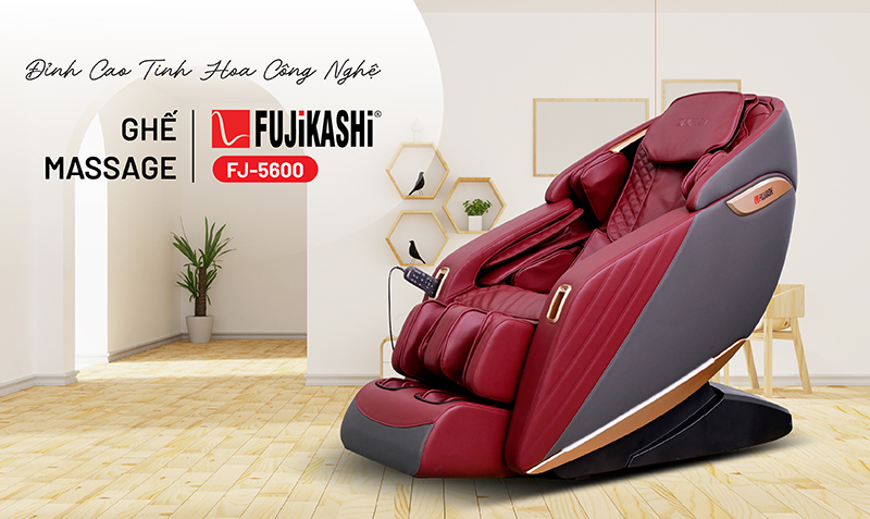 Hình ảnh và tính năng của ghế massage Fujikashi FJ-5600