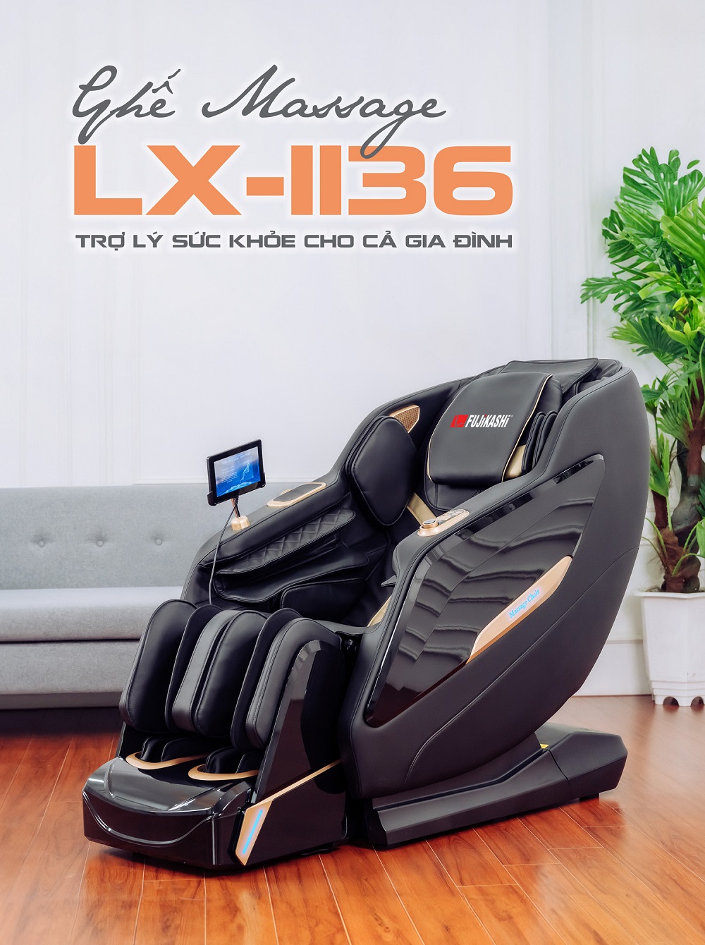 Ghế massage Fujikashi LX-1136