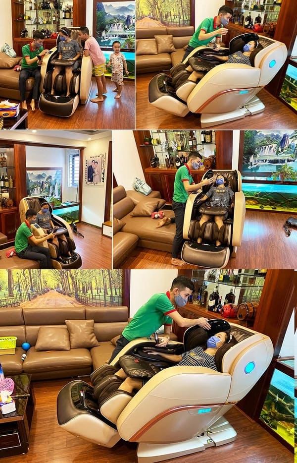Ghế massage Fujikashi với kỹ thuật massage Nhật Bản