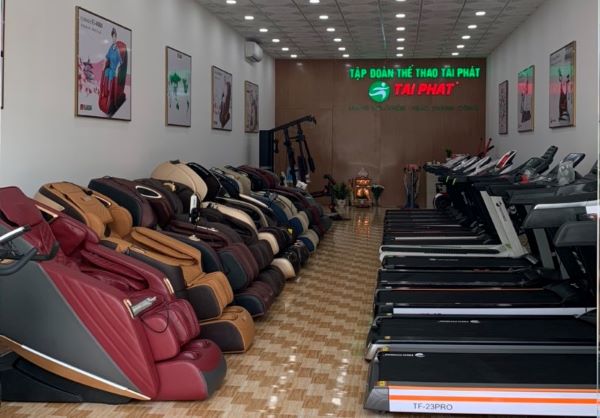 Một góc showroom bán máy chạy bộ tại Trà Vinh