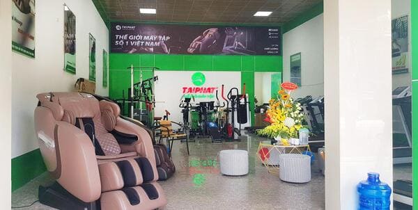 Cửa hàng Tài Phát Sport - Thanh Hoá khang trang, trưng bày đầy đủ mẫu sản phẩm.