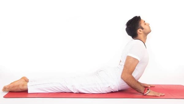 Bài tập yoga cho người đau vai gáy - Tư thế rắn hổ mang.