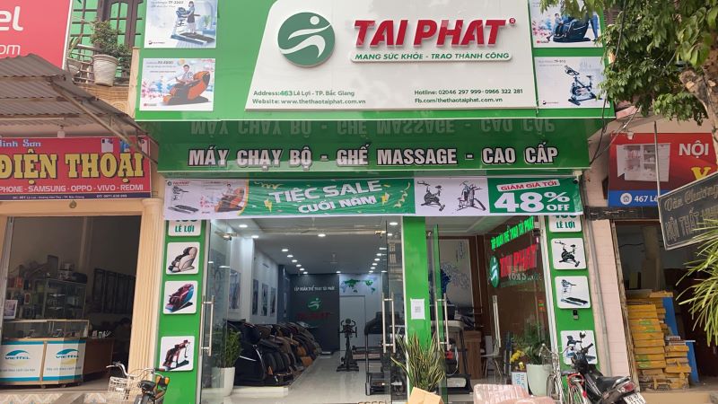 Cửa hàng bán ghế massage tại Bắc Giang - Tài Phát Sport.