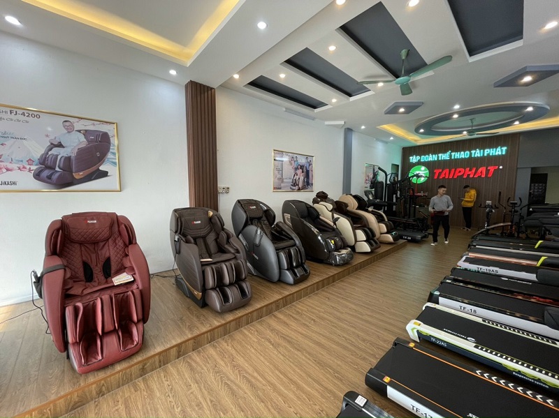 Tài Phát Sport Bà Rịa - Vũng Tàu điểm bán ghế massage được sử dụng rộng rãi.