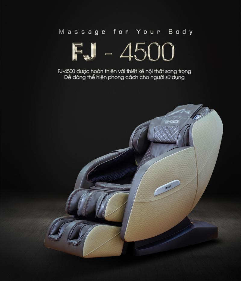 Ghế massage Fujikashi FJ-4500 là sự lựa chọn hoàn hảo cho mỗi gia đình.