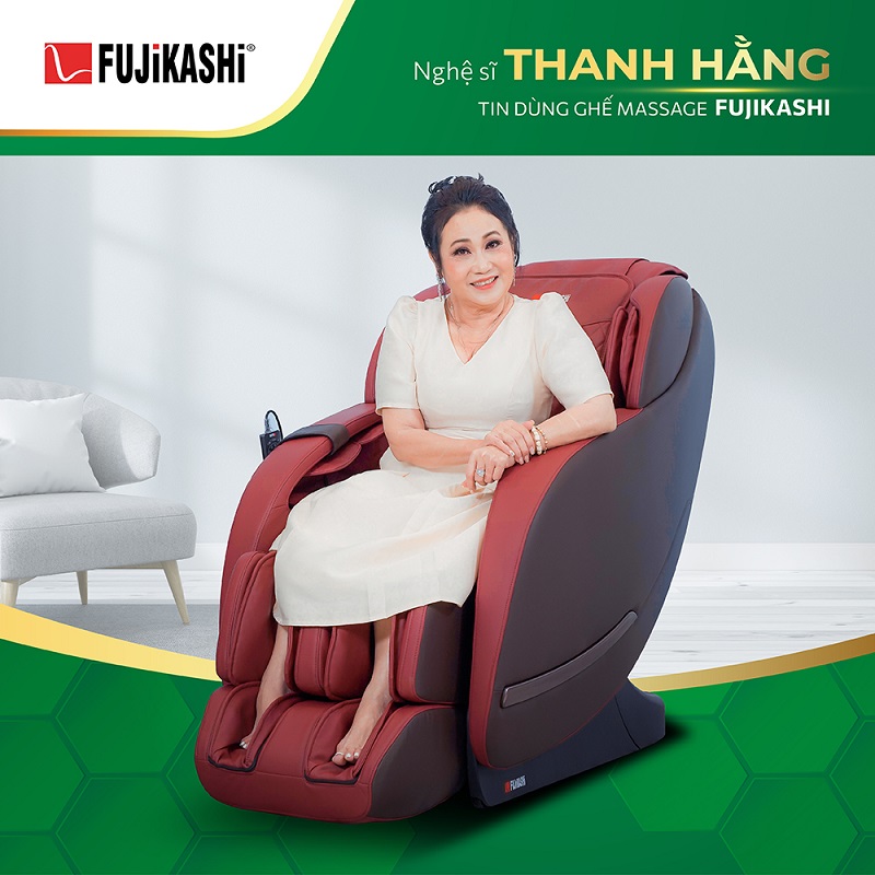 Ghế massage Fujikashi FJ-4000 với thiết kế đẹp sang trọng giúp tối ưu không gian sử dụng.