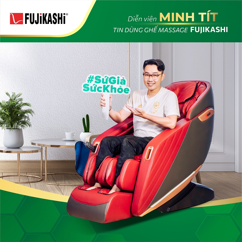 Ghế massage Fujikashi FJ-5600 với thiết kế tối ưu đáp ứng nhu cầu sử dụng của người tiêu dùng.