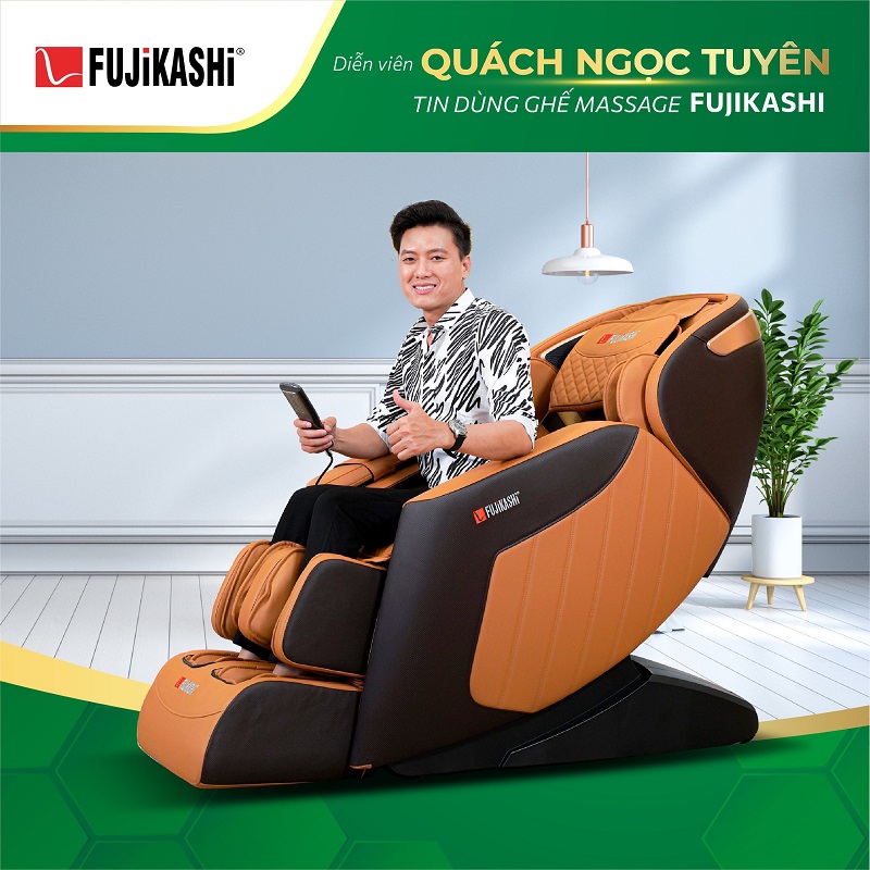 Để giải quyết tình trạng này Tuyên lựa chọn ghế massage Fujikashi FJ-4800.