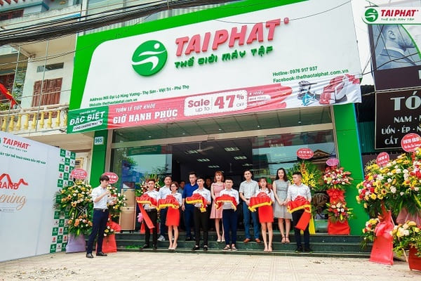Tài Phát Sport chính thức khai trương chi nhánh mới tại 965 Đại lộ Hùng Vương - TP.Việt Trì - Phú Thọ