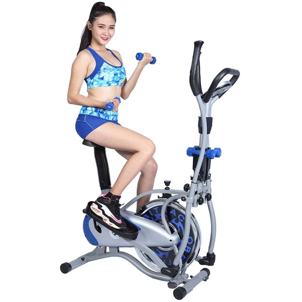 Máy tập gym giảm mỡ bụng cho nữ - xe đạp tập thể dục đa năng.